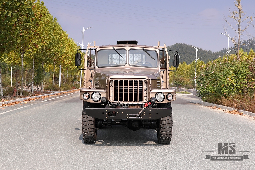 170马力东风香槟金EQ2082_六驱越野专用车_双玻尖240运输车_6×6 25Y卡车出口专用车