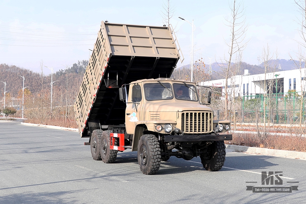 东风EQ2082谷仓自卸卡车_170马力六轮驱动越野自卸卡车_6WD 240 2.5T卡车_全轮驱动25Y卡车出口特价整车