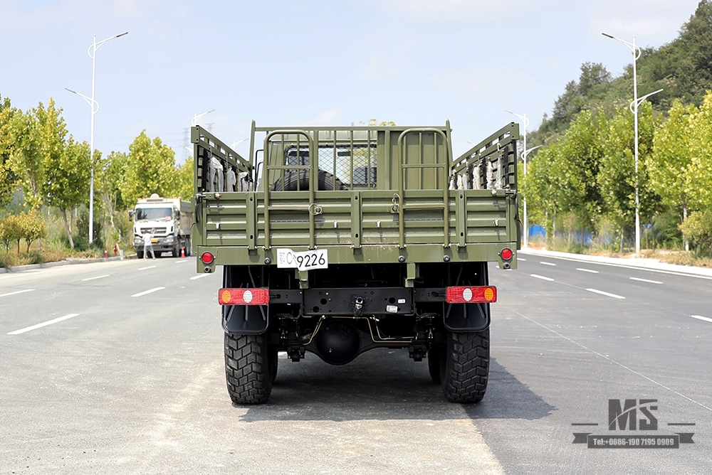 东风EQ2102G/246越野卡车_6×6 190马力6WD平头153 底盘改装货车运兵车_六轮驱动经典卡车出口专用整车 