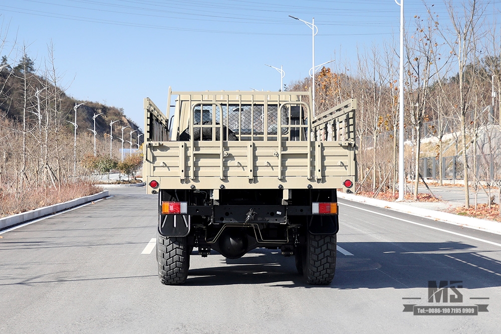 EQ2102 东风六轮驱动越野卡车_ 6×6 驼灰色半 153 驾驶室运输卡车_东风经典全驱卡车出口专用整车