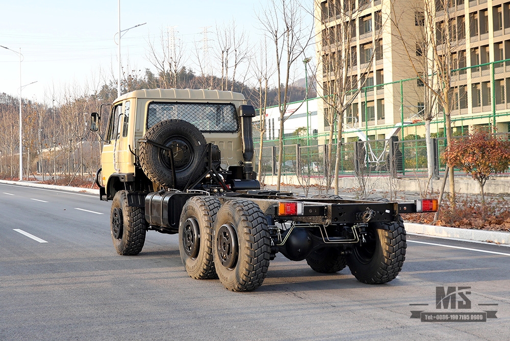 6×6 EQ2102东风越野卡车底盘_六轮驱动半153驾驶室卡车底盘_东风全驱出口专用整车 底盘