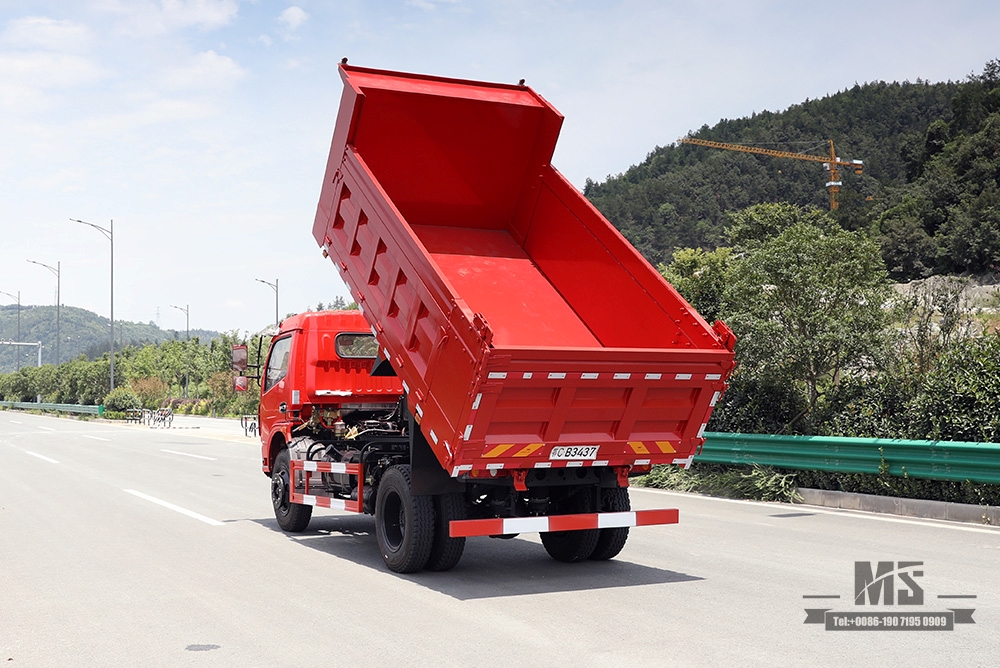 东风4×2 160HP小型自卸车自卸卡车_左/右手轻卡5T单排微型卡车_出口专用卡车改装制造商