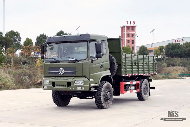 340马力6*6越野卡车_东风平头篷布杆货车_六轮驱动出口特价整车