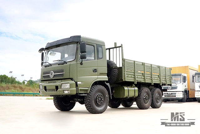 190马力六轮驱动东风越野卡车_ 6×6东风平头半排货车整车 全驱 6*6出口特价整车