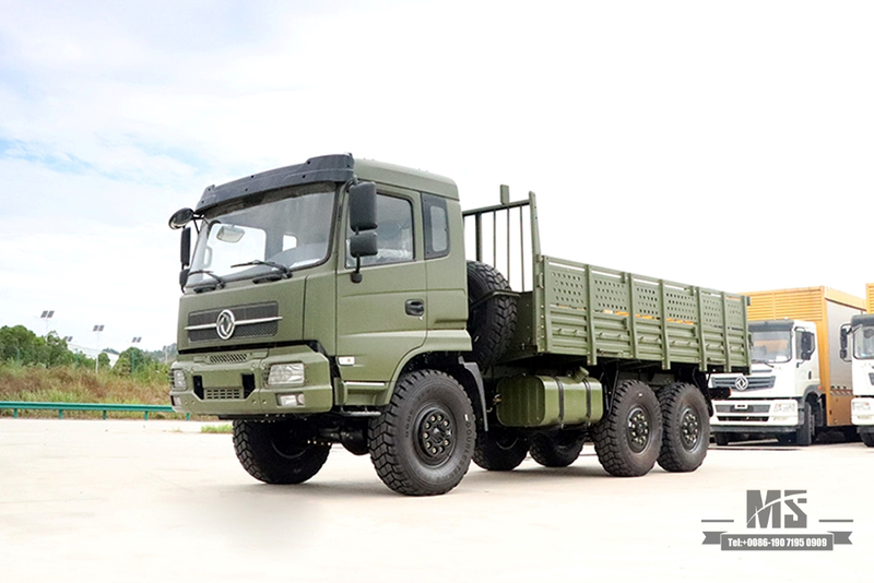 190马力六轮驱动东风越野卡车_ 6×6东风平头半排货车整车 全驱 6*6出口特价整车