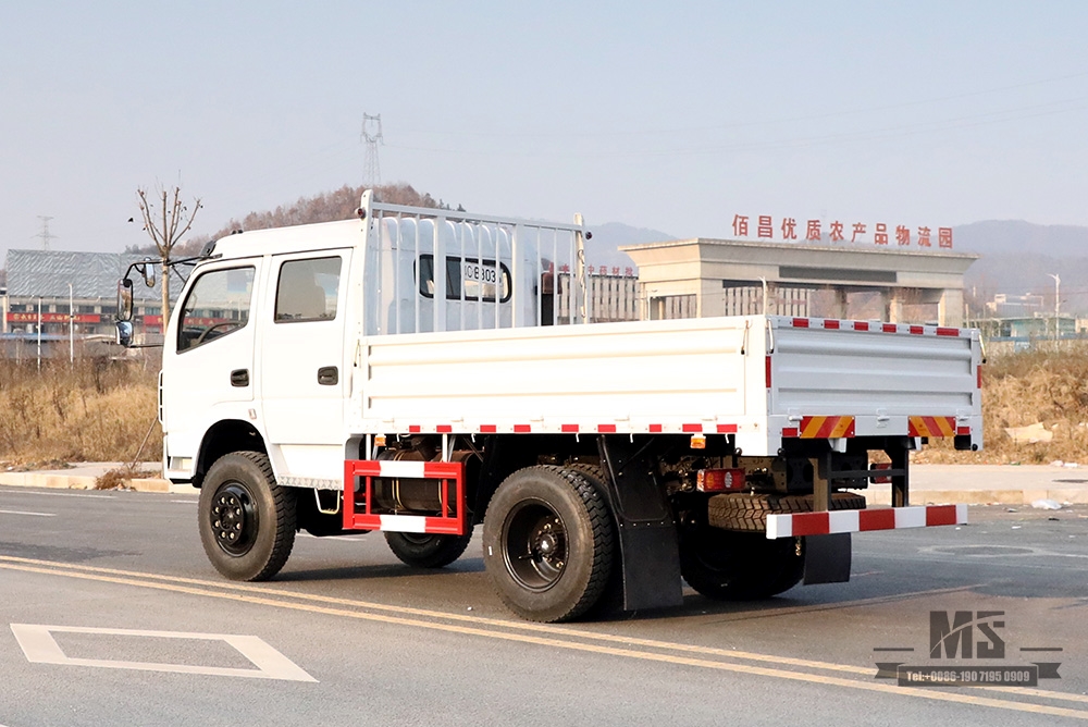 东风四轮驱动轻型货车_4*4双排小型运输车_东风四驱出口专用卡车