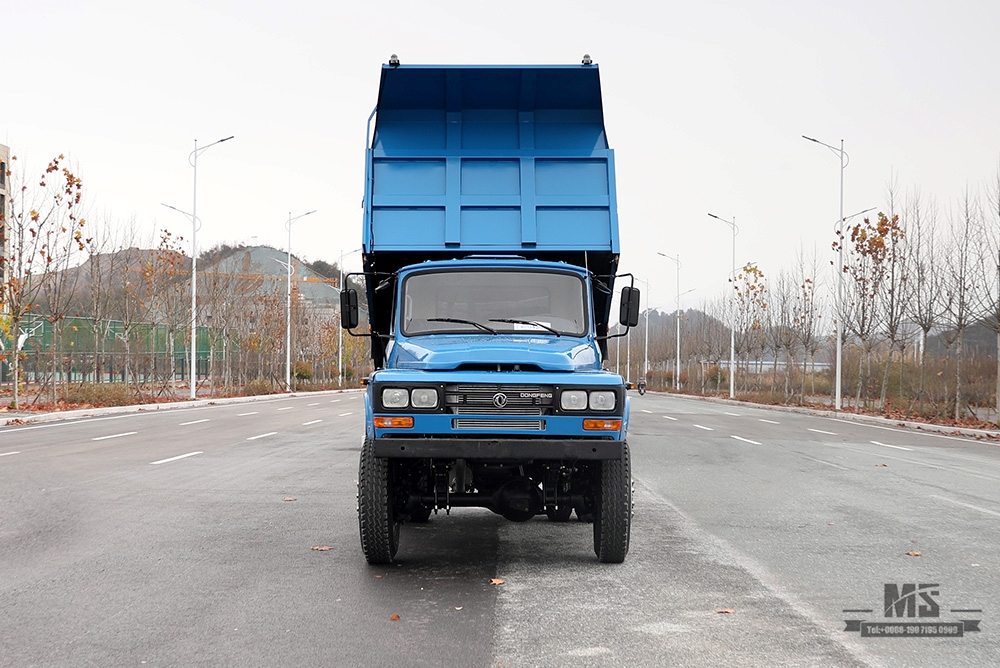 东风四驱自卸车_4WD 170马力长头驾驶室越野自卸卡车_4*4出口专用整车