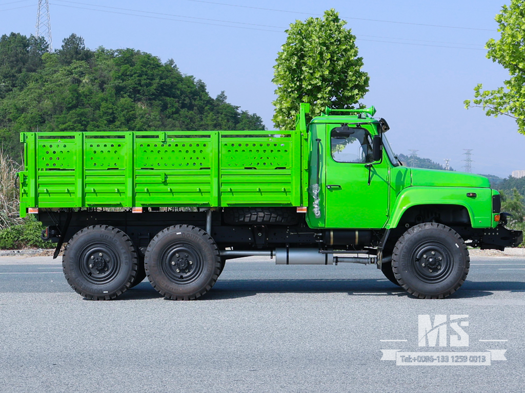 6X6 东风绿松石 EQ2082 单排驾驶室卡车 6WD 越野卡车
