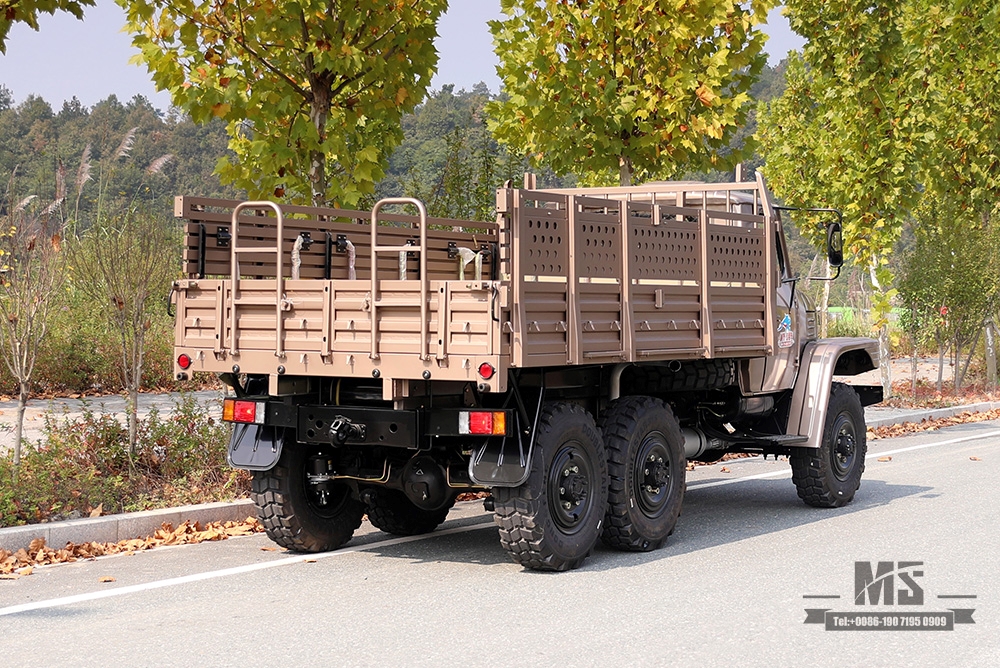 170马力东风香槟金EQ2082_六驱越野专用车_双玻尖240运输车_6×6 25Y卡车出口专用车