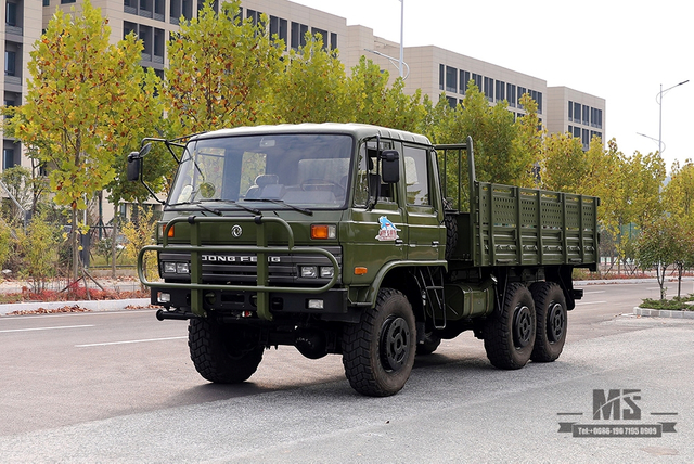 190马力东风EQ2102六轮驱动卡车_6×6 EQ246 153双排驾驶室军绿卡车_东风卡车出口专用整车