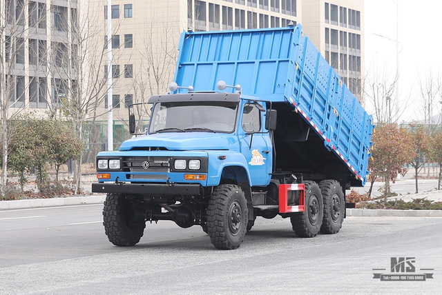 东风六驱EQ2082自卸卡车_170马力EQ2082越野自卸车_240运输整车_6×6尖头25Y卡车出口专用车