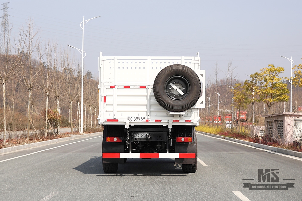 210马力东风四轮驱动13吨自卸车_4x4集装箱高度越野卡车_双轴矿用自卸车出口专用整车