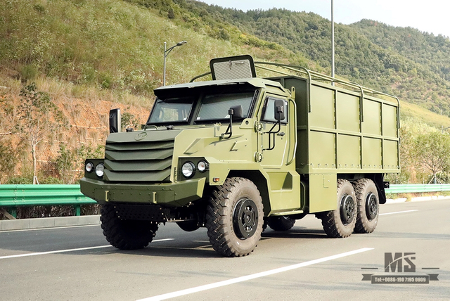 东风六驱防护厢式车_6×6尖头越野货运车整车_厢式货车运输车_东风全驱出口专用整车