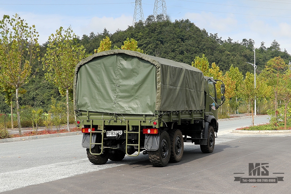 170马力东风6WD EQ2082越野卡车_EQ240平头柴油货车厂_东风6x6全轮驱动民用越野卡车出售_出口特价整车