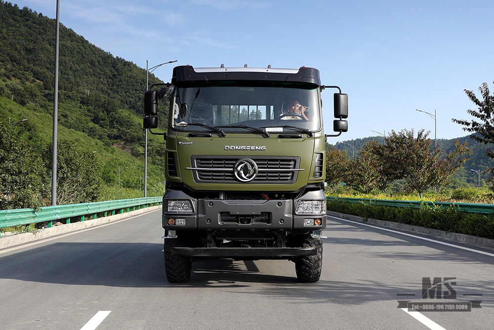 340马力东风六轮驱动越野卡车6×6东风平头一排半货车整车 全驱 6*6出口特价整车