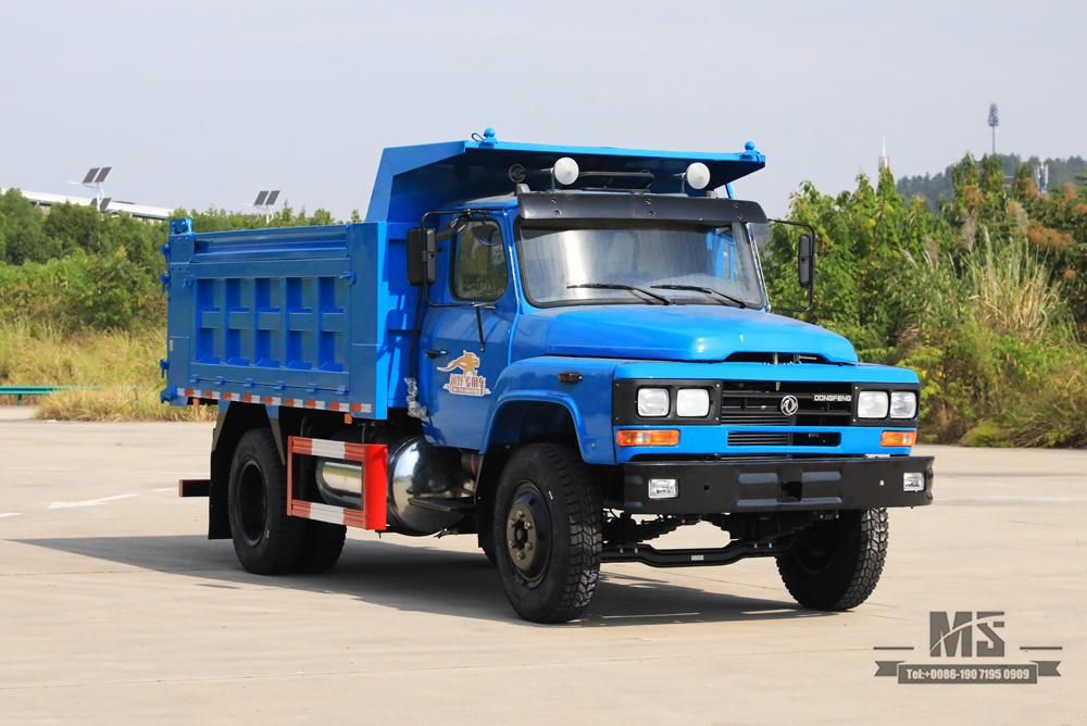 东风EQ1093 170hp 自卸卡车_四轮驱动越野卡车出口专用整车_4*4卡车改装厂家