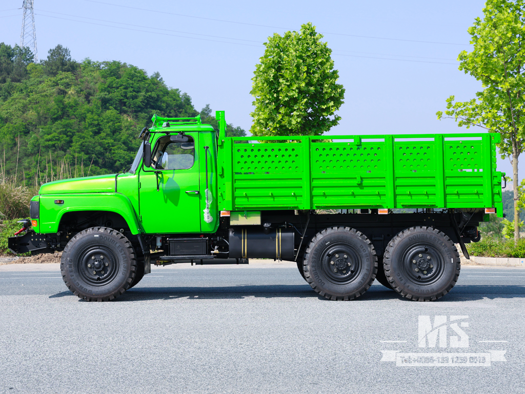 6X6 东风绿松石 EQ2082 单排驾驶室卡车 6WD 越野卡车