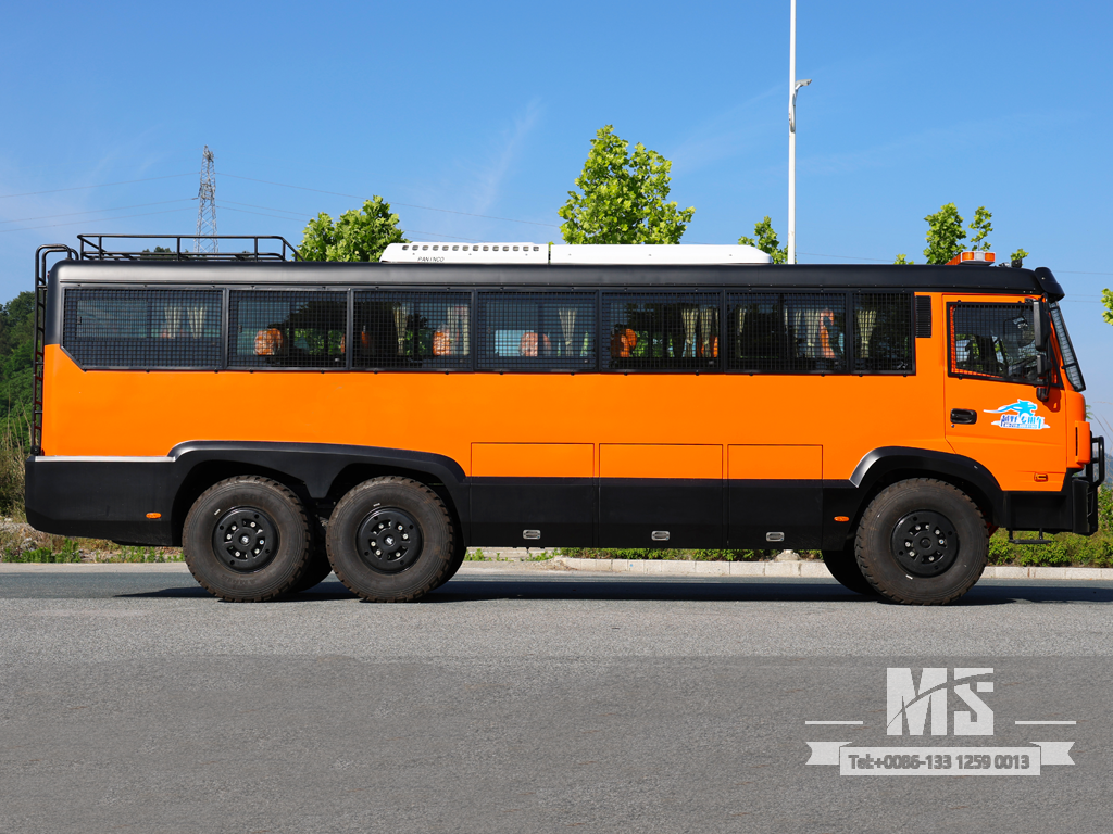 210HP 6x6 东风客车 |越野全地形特殊乘客整车