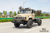 4×4尖头越野卡车底盘_四轮驱动东风190马力240驾驶室长头底盘_出口特价整车 底盘定制制造商