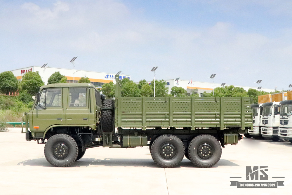 190马力东风6*6 EQ2102越野卡车_3.5T双排153驾驶室运输卡车出售_六轮驱动柴油卡车出口特价整车