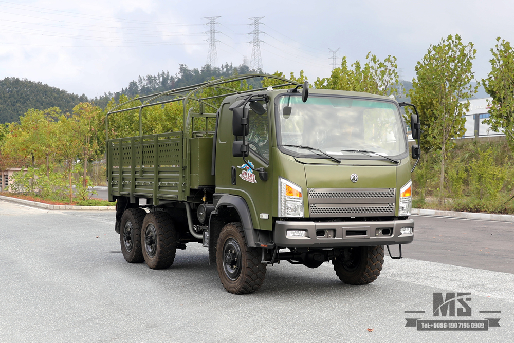 平头EQ240东风6WD越野卡车_EQ2082柴油货车厂_东风6x6全轮驱动民用越野卡车销售_出口特价整车
