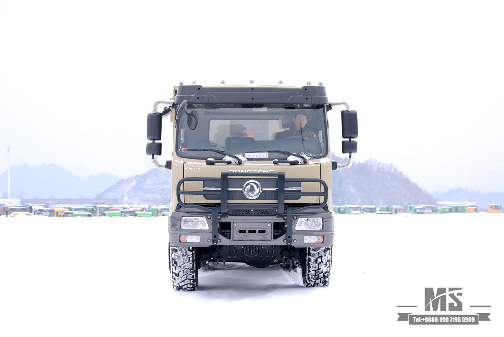 6×6东风六轮驱动自卸卡车_平头货箱挡板加高自卸车6*6越野运输卡车_出口特价整车