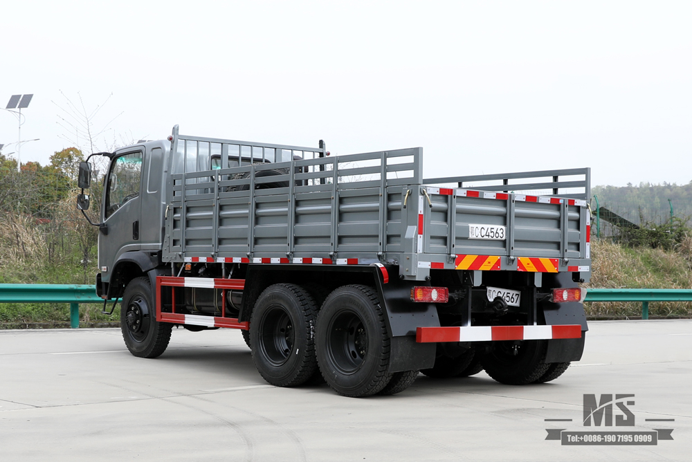 东风EQ2082六轮驱动卡车_6WD 170hp平头“山猫”小型非越野轮胎EQ240卡车配置_6*6出口专用整车制造商