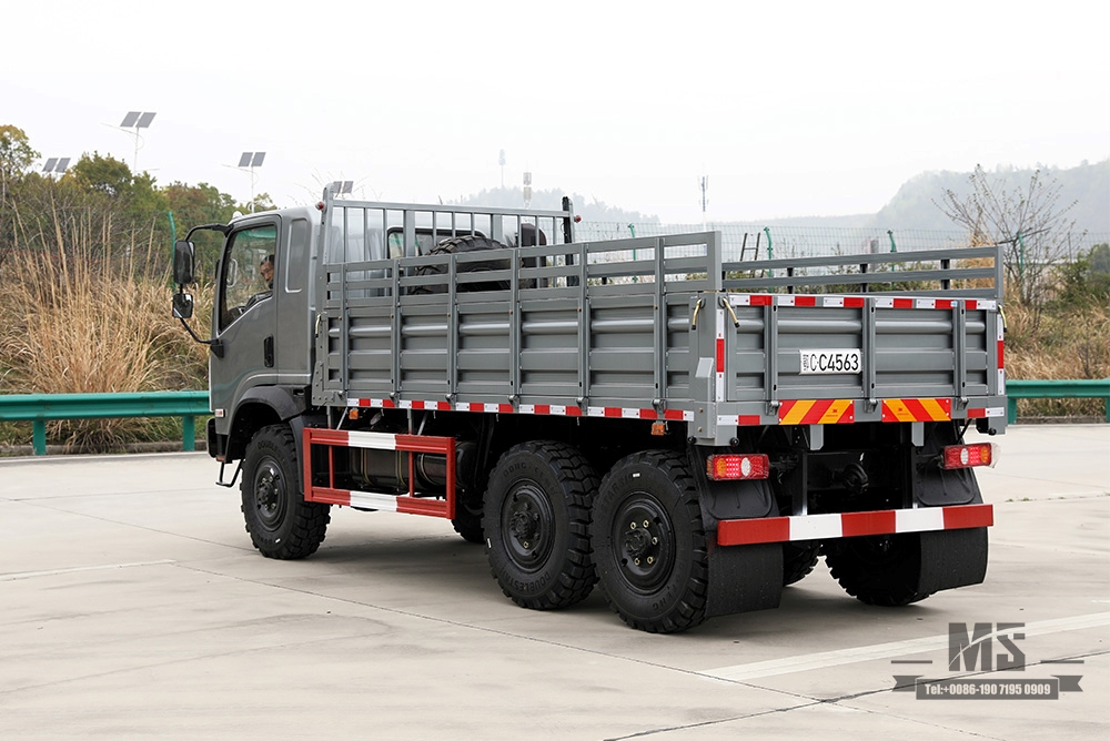 东风银色六驱全驱卡车配置_6×6 190HP平头越野轻卡厂家_6*6出口专用车报价