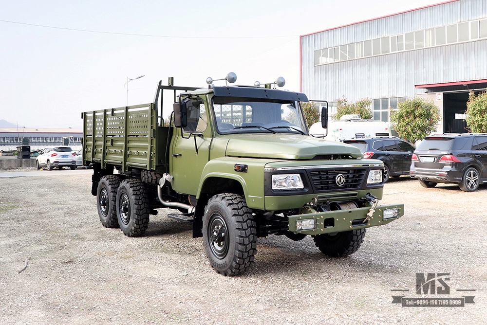 东风军绿EQ2100越野车_6×6 190马力经典尖头越野整车出售_东风6WD 245柴油运兵车出口特价整车 