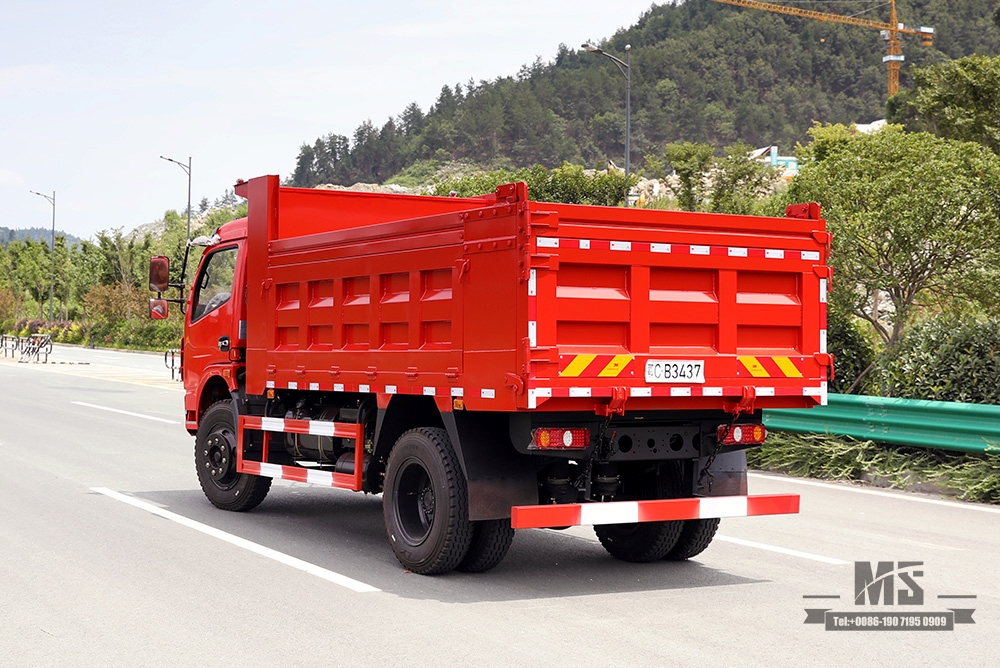 4×2 160HP小自卸卡车_左/右轻卡5T单排微卡改装厂家_东风出口专用卡车