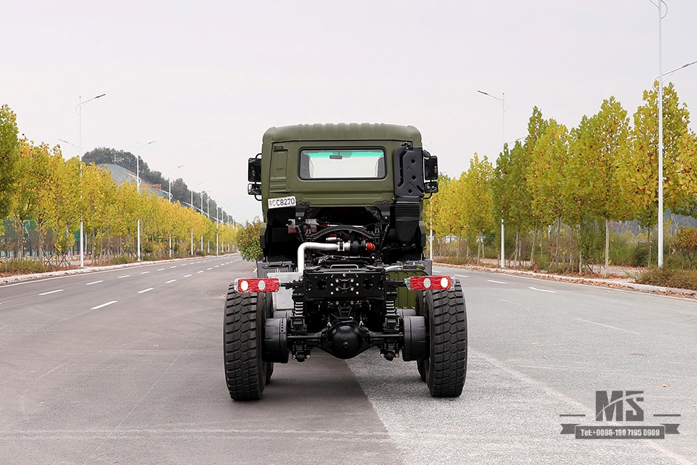 450HP东风六轮驱动重型卡车底盘改装_6×6重型卡车三轴商用整车 底盘_6WD后双15T定制底盘出口特价底盘