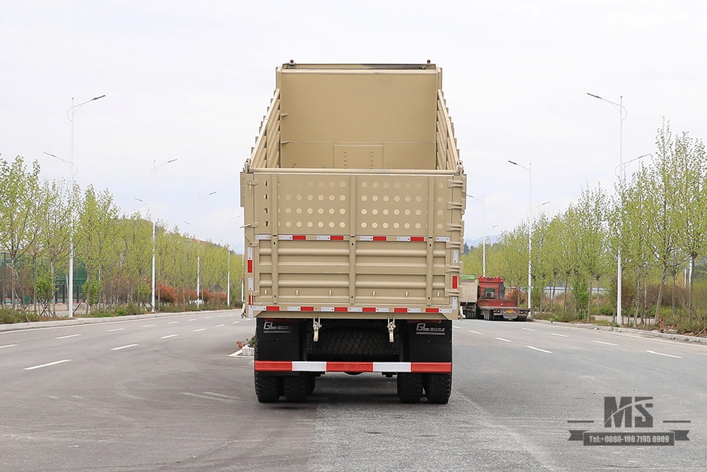 260马力东风6×6越野专用自卸卡车_六驱三轴后双胎矿用车_定制7T/13T叉车_出口专用整车