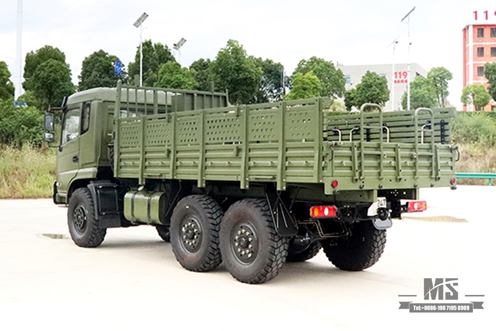 190马力六轮驱动东风越野卡车_ 6×6东风平头半排货车整车 全驱 6*6出口特价整车
