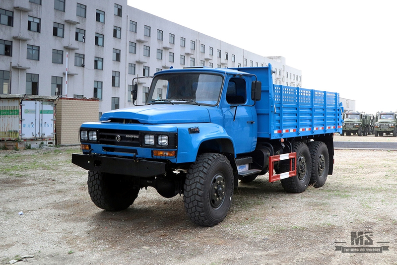 东风六轮驱动越野自卸卡车_EQ2100 6×6 210马力尖头单排运输车_全轮驱动出口专用卡车