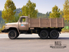 经典EQ2082香槟色整车 6x6东风尖头单排矿用卡车专用整车