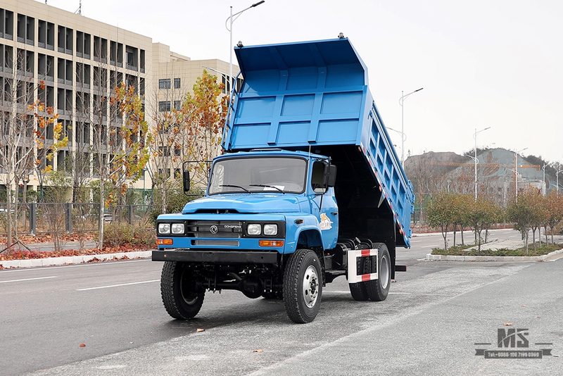 东风四驱自卸车_4WD 170马力长头驾驶室越野自卸卡车_4*4出口专用整车