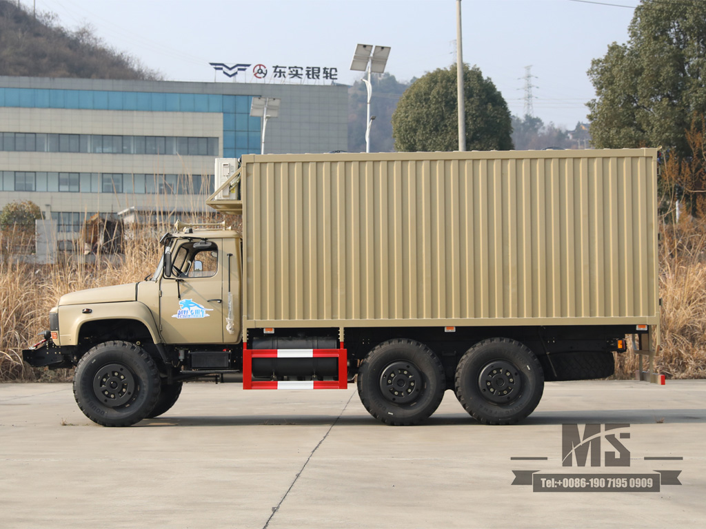 eq2100六轮驱动van-type越野整车 |空调货物|中国制造|户外移动办公室车辆。