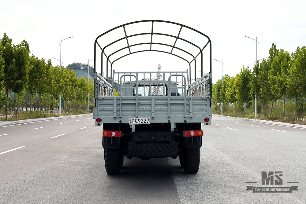 东风EQ2100 六轮驱动越野车_6*6 3.5T 尖头单排货车运输车出售_出口特价整车