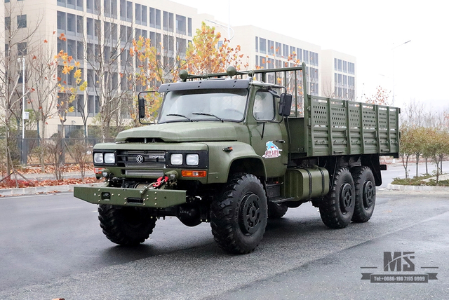东风军绿六轮驱动EQ2100_6×6 190马力经典尖头3.5T三轴越野车出售_东风245运兵车出口专用整车 