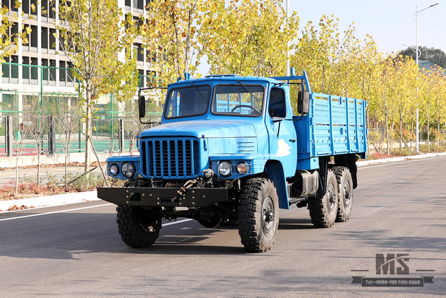 170马力EQ2082_东风六驱EQ2082越野专用车_双玻240运输车_6×6尖头25Y卡车出口专用车