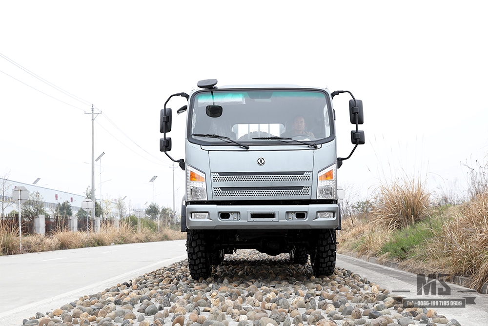 东风银色六驱全驱卡车配置_6×6 190HP平头越野轻卡厂家_6*6出口专用车报价