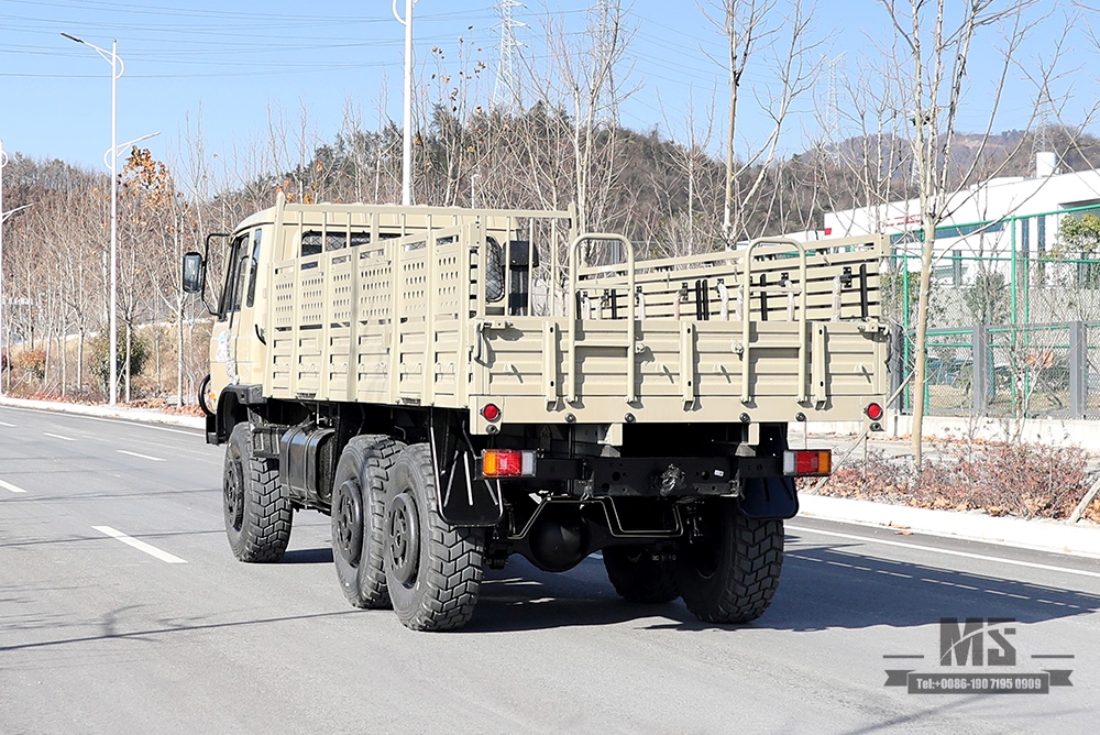 EQ2102 东风六轮驱动越野卡车_ 6×6 驼灰色半 153 驾驶室运输卡车_东风经典全驱卡车出口专用整车