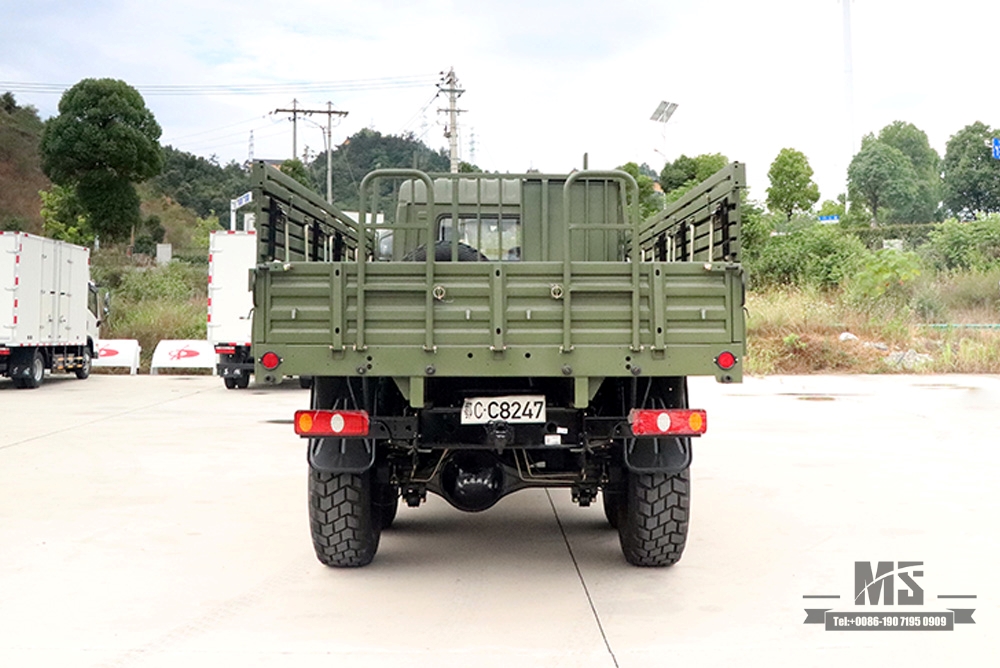 190马力六轮驱动东风越野卡车_ 6×6东风平头半排货车整车 全驱 6*6出口特价整车