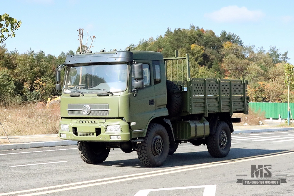 东风四轮驱动货车_4*4新型驾驶室越野车_4WD长途卡车出口专用整车