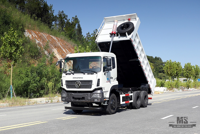 东风 6*4 280hp 自卸卡车 越野自卸车_东风 6x4 重型平头排半矿用工程车_出口特价 整车