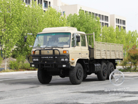 Donggfeng EQ2102N越野货车 - 210hp双行沙漠货物整车 |导出模型|带有篷布的空调