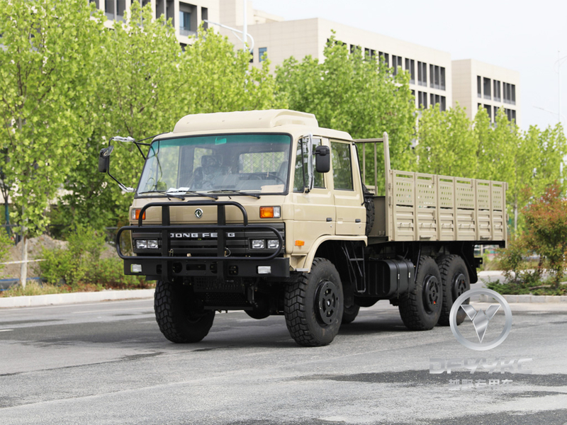 Donggfeng EQ2102N越野货车 - 210hp双行沙漠货物整车 |导出模型|带有篷布的空调