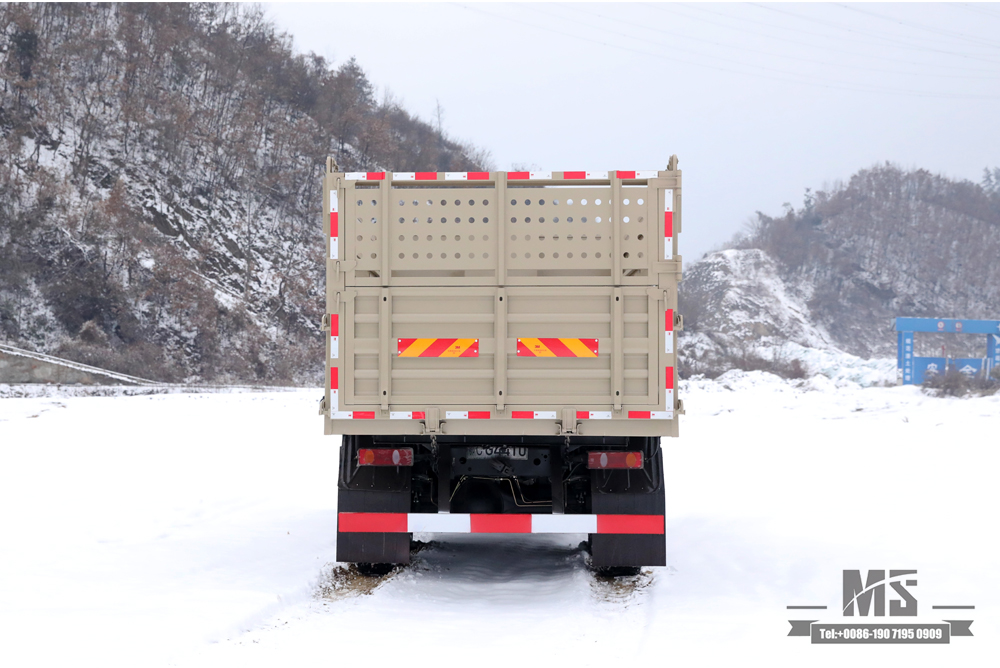 6×6东风六轮驱动自卸卡车_平头货箱挡板加高自卸车6*6越野运输卡车_出口特价整车