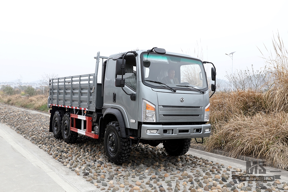 东风银色六驱全驱卡车配置_6×6 190HP平头越野轻卡厂家_6*6出口专用车报价