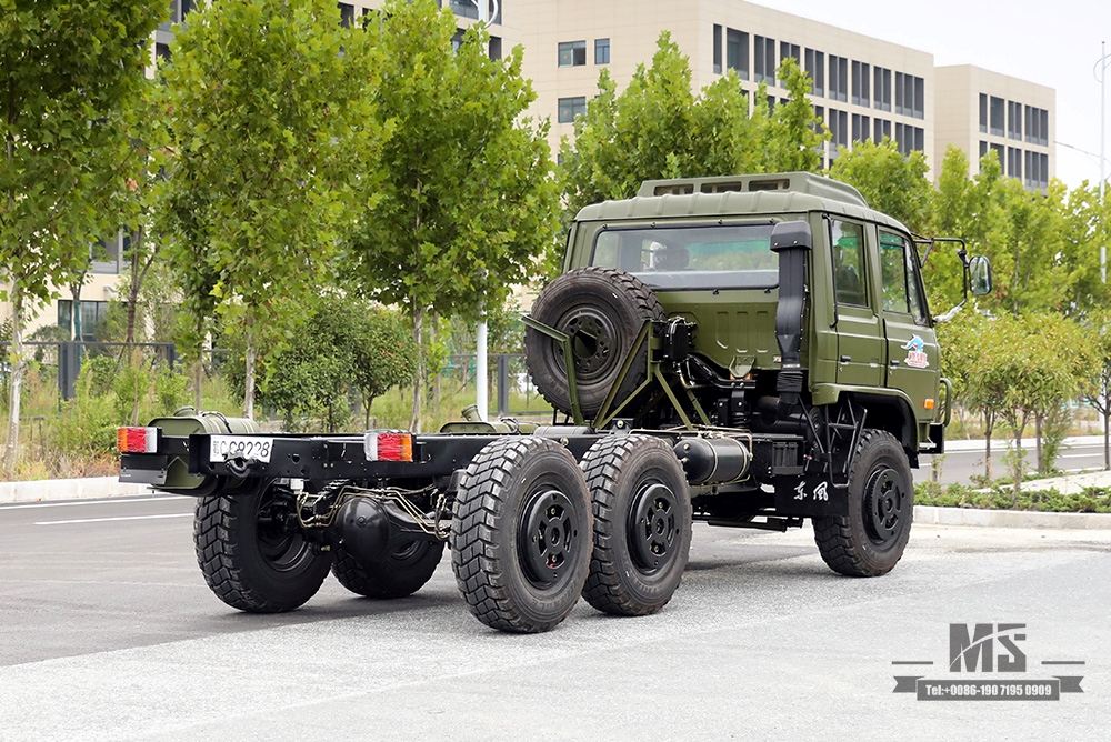 190马力东风EQ2102六轮驱动底盘_6×6 EQ246 153双排驾驶室军绿卡车底盘_东风卡车底盘出口专用整车 底盘